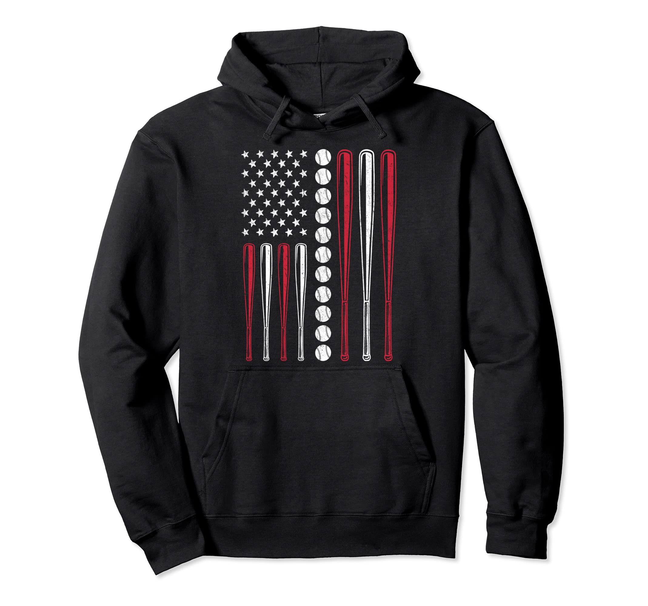 American Flag Baseball Flag Dad Mom Gifts Hoodie - Novelty Apparel Unisex - T-Shirt, Sweatshirt, Hoodie