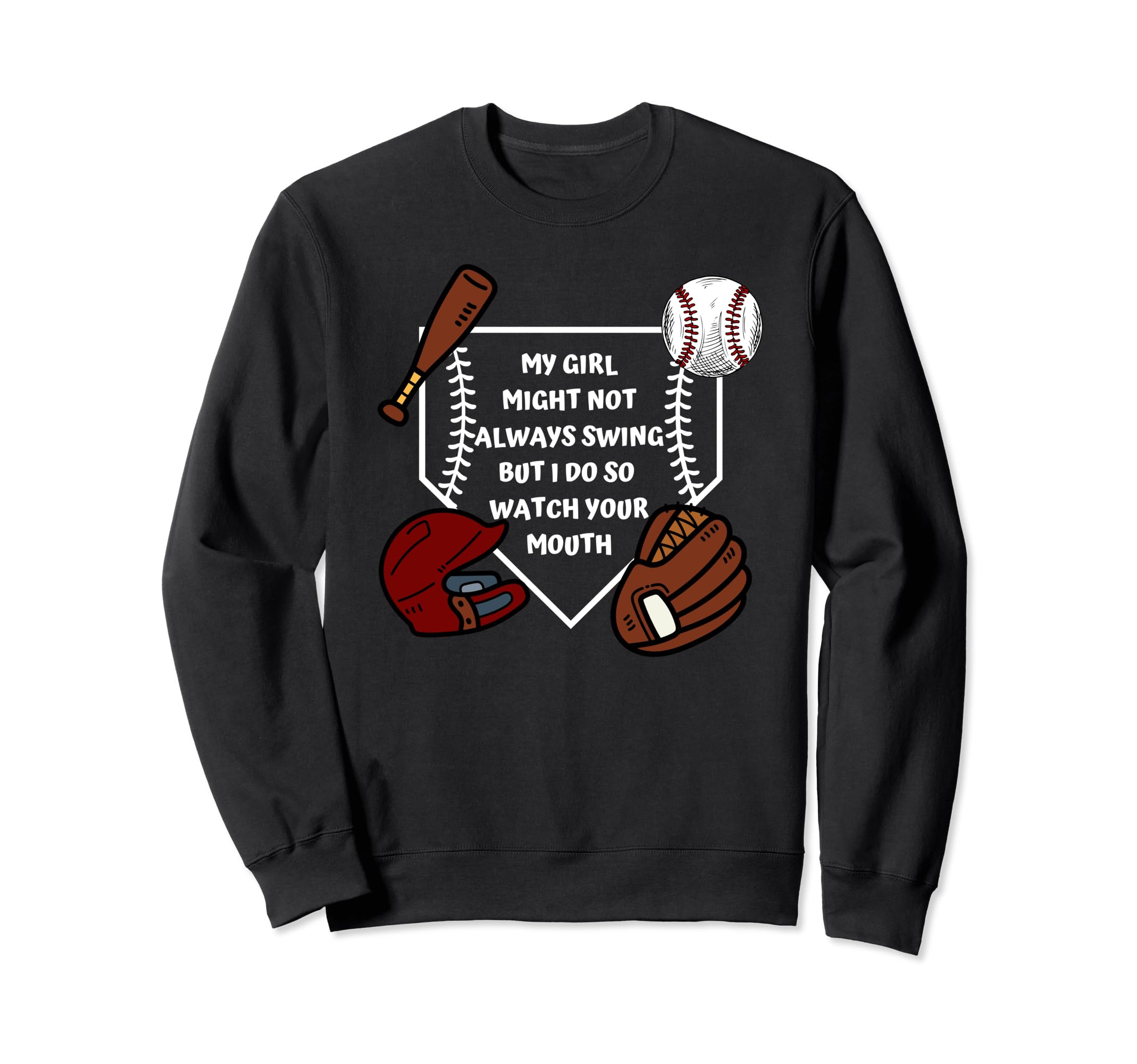My Might Not Always Swing But I Do So Sweatshirt - Minimalist Print Unisex - T-Shirt, Sweatshirt, Hoodie