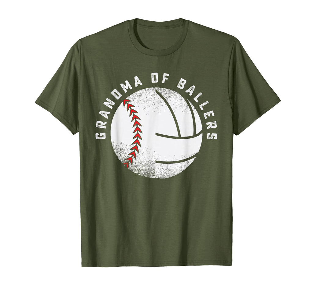 Grandma Baseball Volleyball Player T-Shirt - Fun Novelty Design Unisex - T-Shirt, Sweatshirt, Hoodie