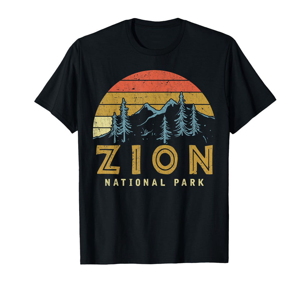 Zion National Park Us National T-Shirt - Fun Novelty Design for Adults - T-Shirt, Sweatshirt, Hoodie