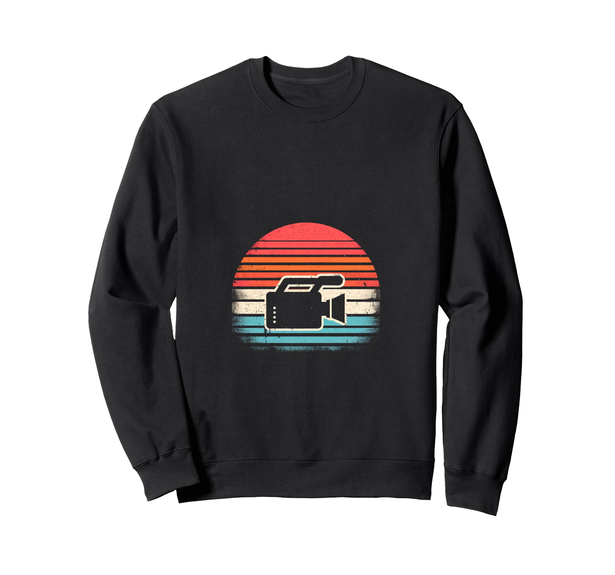 Sunset Video Camera Hoodie - Fun Novelty Design Unisex - T-Shirt, Sweatshirt, Hoodie