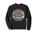 Old School Hip Hop Cassette Tape Sweatshirt - Graphic Print Men Women - T-Shirt, Sweatshirt, Hoodie