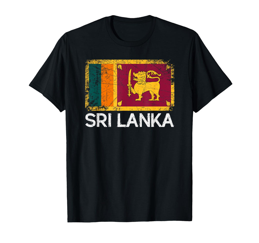Sri Lankan Flag Made Sri Lanka Gift T-Shirt - Fun Novelty Design Men Women - T-Shirt, Sweatshirt, Hoodie