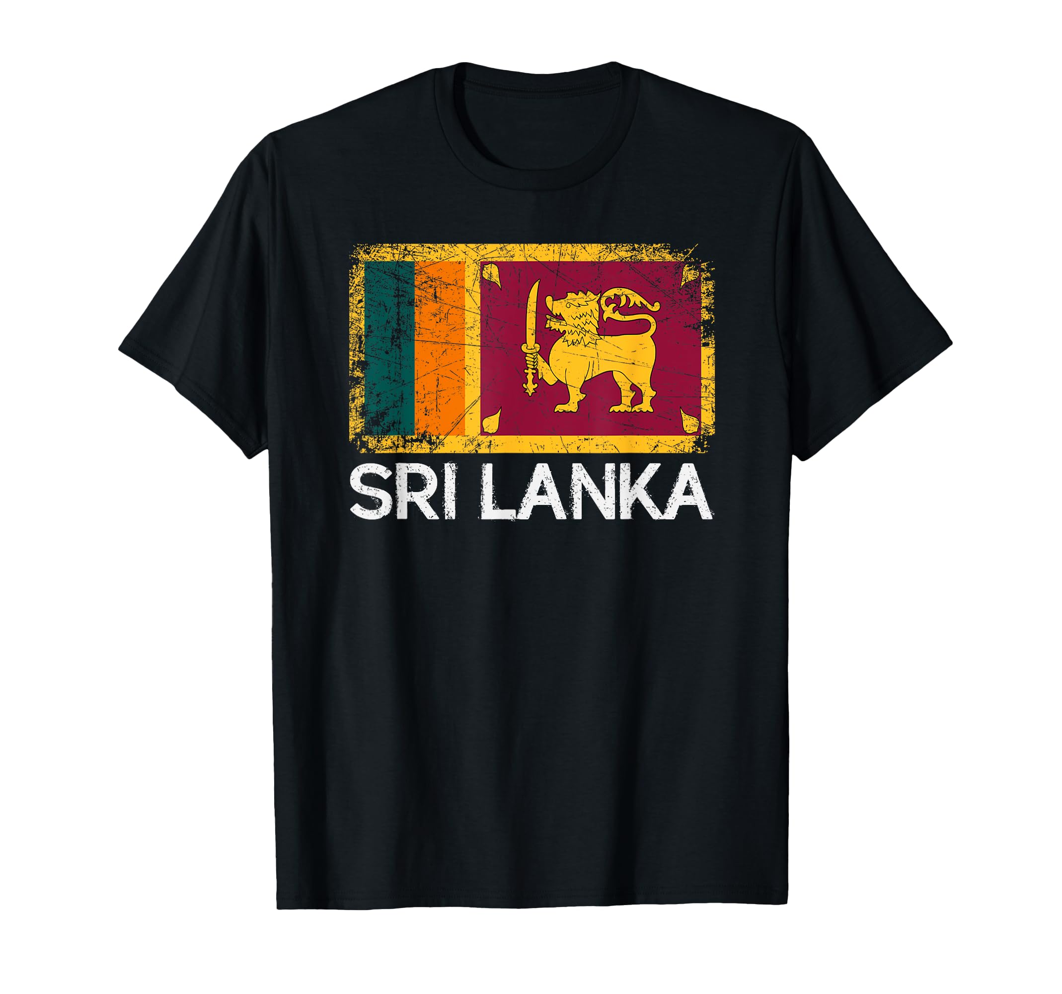 Sri Lankan Flag Made Sri Lanka Gift T-Shirt - Fun Novelty Design Men Women - T-Shirt, Sweatshirt, Hoodie