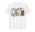 Preppy Baseball Mama Coquette Bow T-Shirt - Aesthetic Graphic for Adults - T-Shirt, Sweatshirt, Hoodie