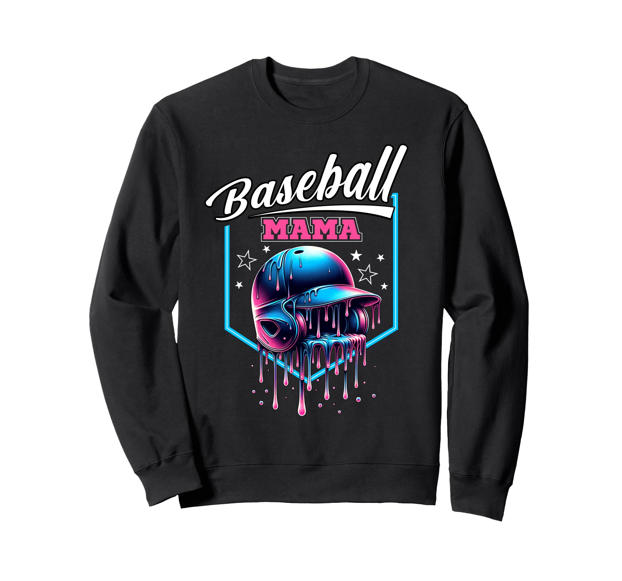 Baseball Mama Mothers Day Baseball Sweatshirt - Graphic Print Men Women - T-Shirt, Sweatshirt, Hoodie
