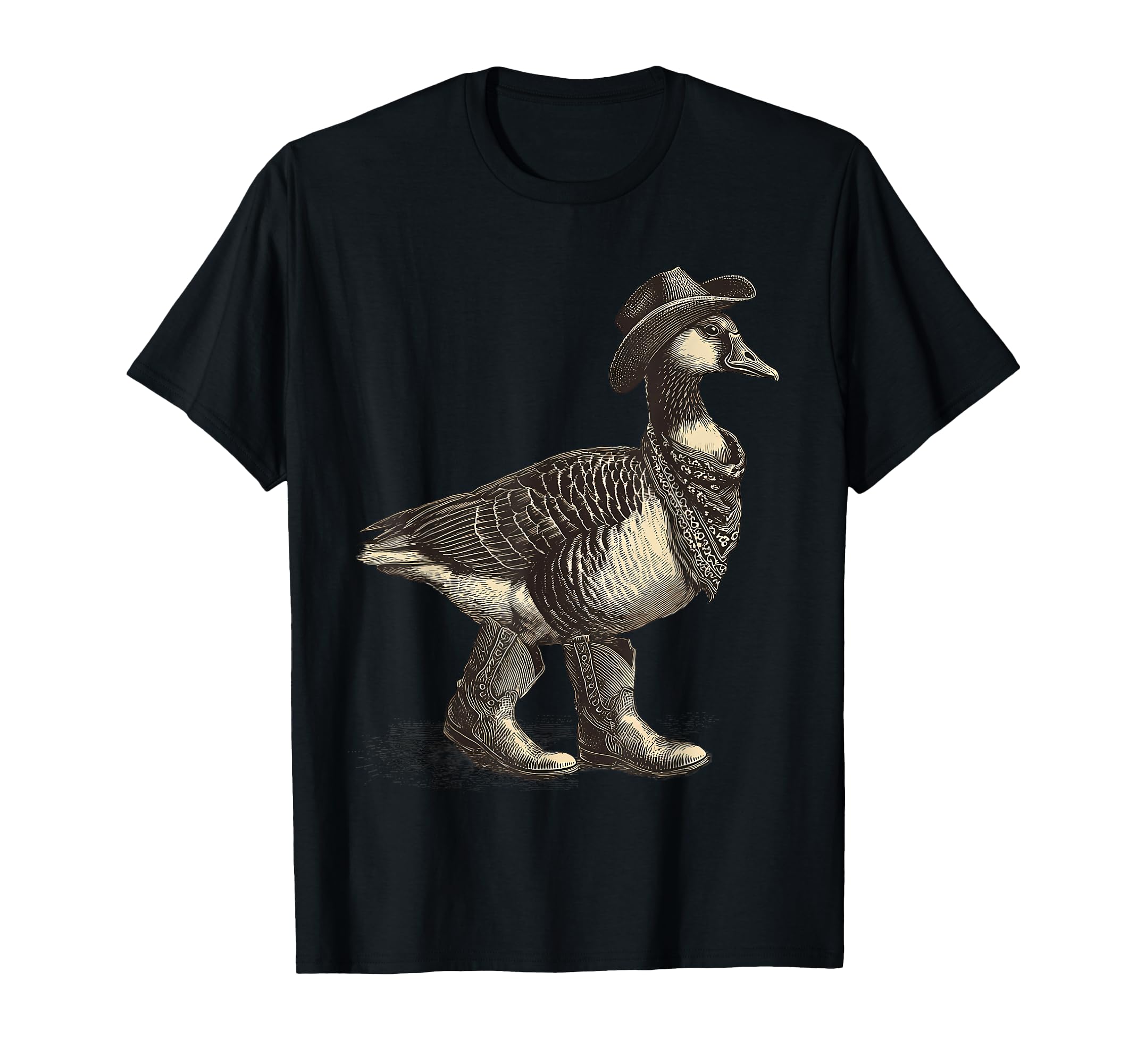 Country Cowboy Goose Rodeo Cowgirl Western T-Shirt - Trendy Graphic Unisex - T-Shirt, Sweatshirt, Hoodie