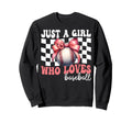 Just Who Loves Baseball Mom Sweatshirt - Streetwear Style Men Women - T-Shirt, Sweatshirt, Hoodie