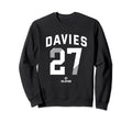Zach Davies 27 Chicago Mlb Players Sweatshirt - Streetwear Style Men Women - T-Shirt, Sweatshirt, Hoodie
