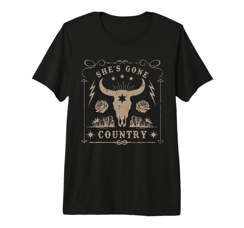 Shes Gone Country Music Howdy Rodeo T-Shirt - Streetwear Style Men Women - T-Shirt, Sweatshirt, Hoodie