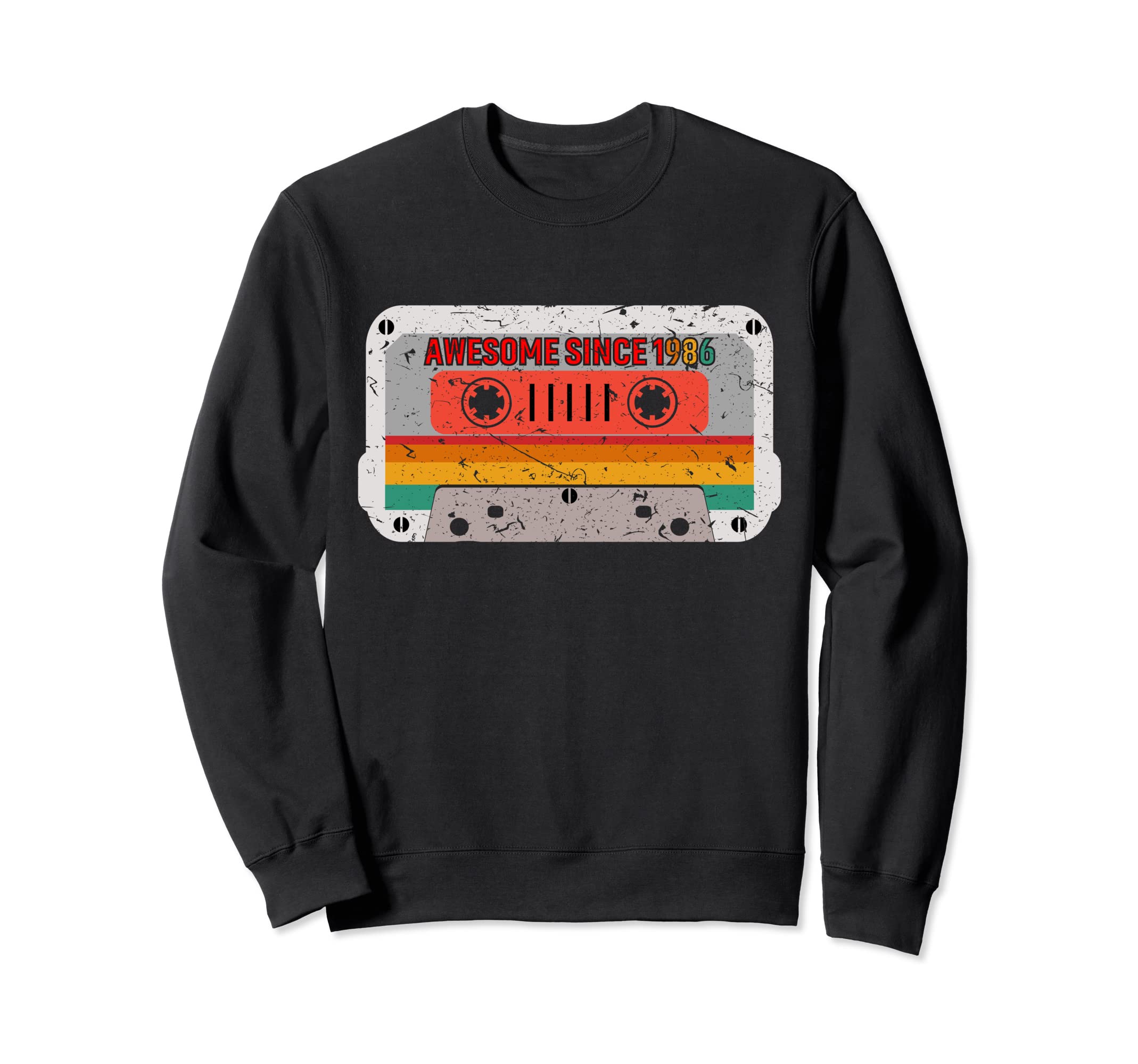 Awesome Since 1986 35Th Birthday Sweatshirt - Trendy Graphic for Adults - T-Shirt, Sweatshirt, Hoodie