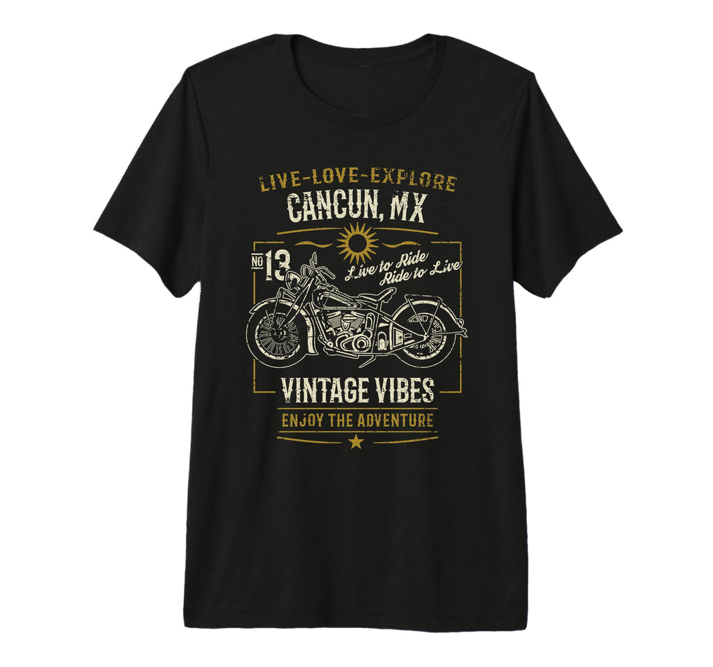 Cancun Mx Mexico Distressed T-Shirt - Casual Everyday Wear Unisex - T-Shirt, Sweatshirt, Hoodie