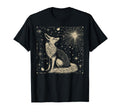 Celestial Fox Moon Mystical Boho T-Shirt - Fun Novelty Design Unisex - T-Shirt, Sweatshirt, Hoodie