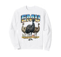 Emu 70S 90S Emu Birds Animal Sweatshirt - Fun Novelty Design Men Women - T-Shirt, Sweatshirt, Hoodie