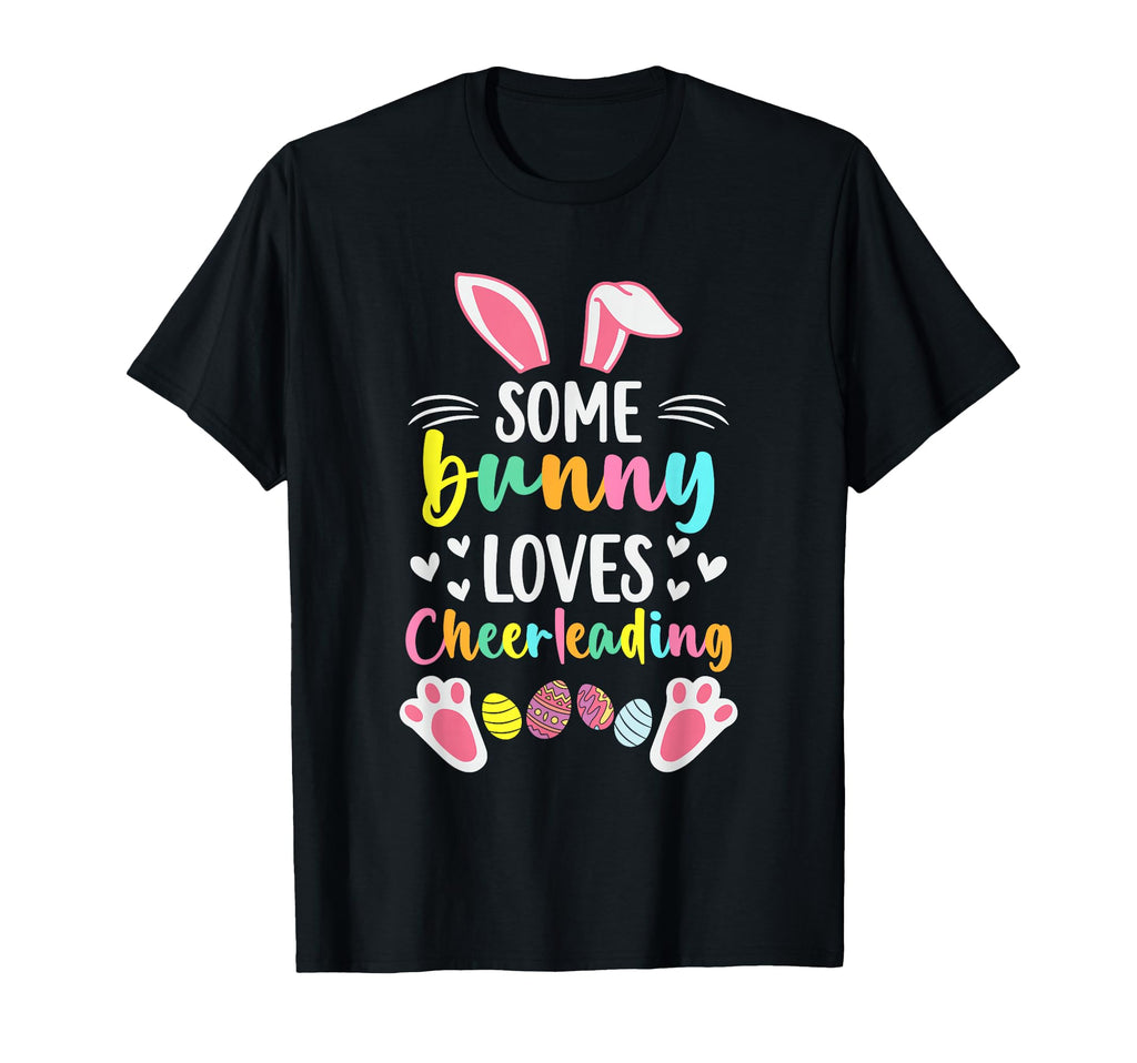 Some Bunny Loves Cheerleading Easter T-Shirt - Custom Art Print Unisex - T-Shirt, Sweatshirt, Hoodie
