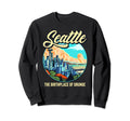 Seattle Birthplace Grunge Music Sweatshirt - Aesthetic Graphic for Adults - T-Shirt, Sweatshirt, Hoodie