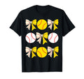 Coquette Bow Funny Game Day Baseball T-Shirt - Custom Art Print for Adults - T-Shirt, Sweatshirt, Hoodie