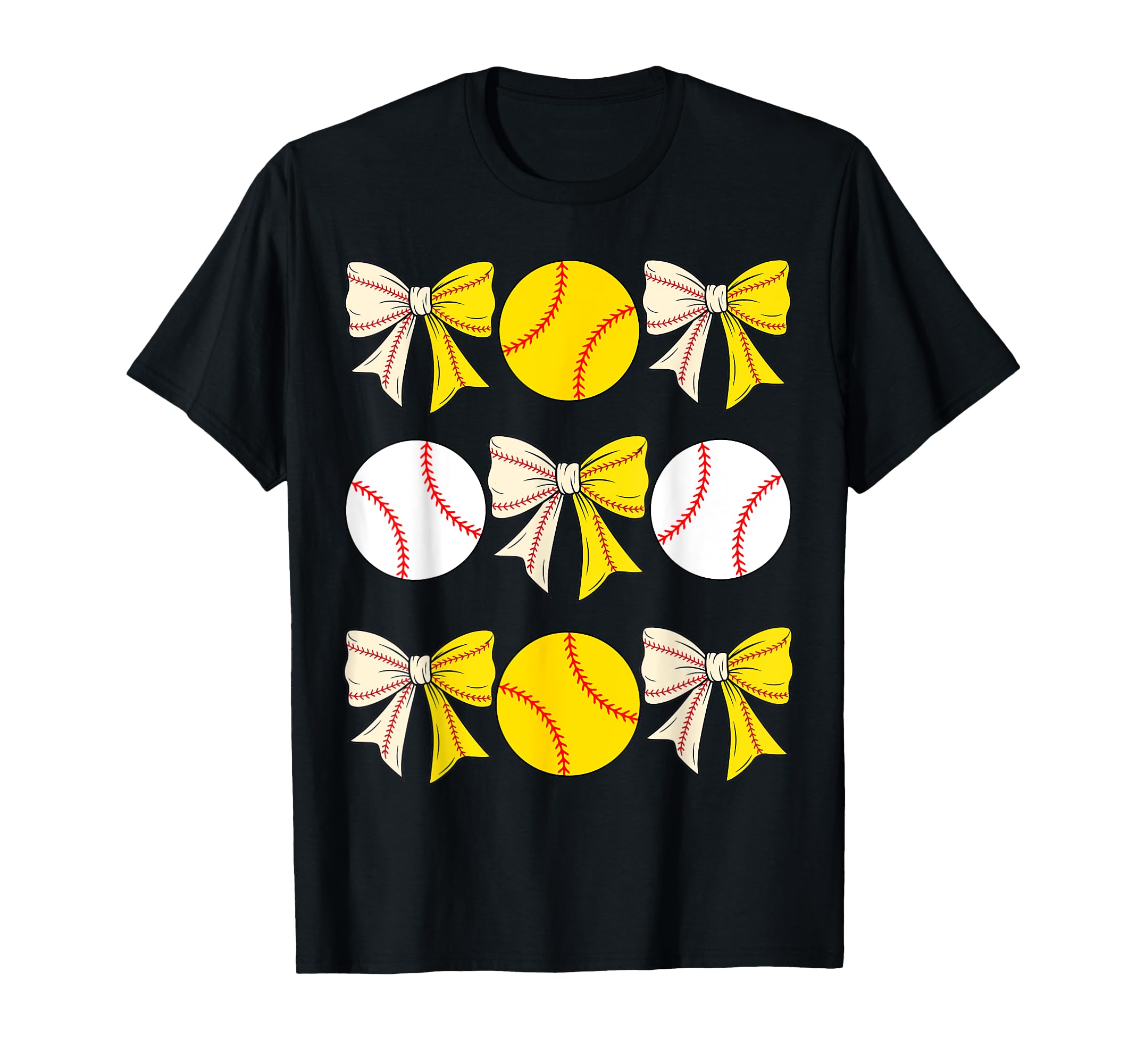 Coquette Bow Funny Game Day Baseball T-Shirt - Custom Art Print for Adults - T-Shirt, Sweatshirt, Hoodie