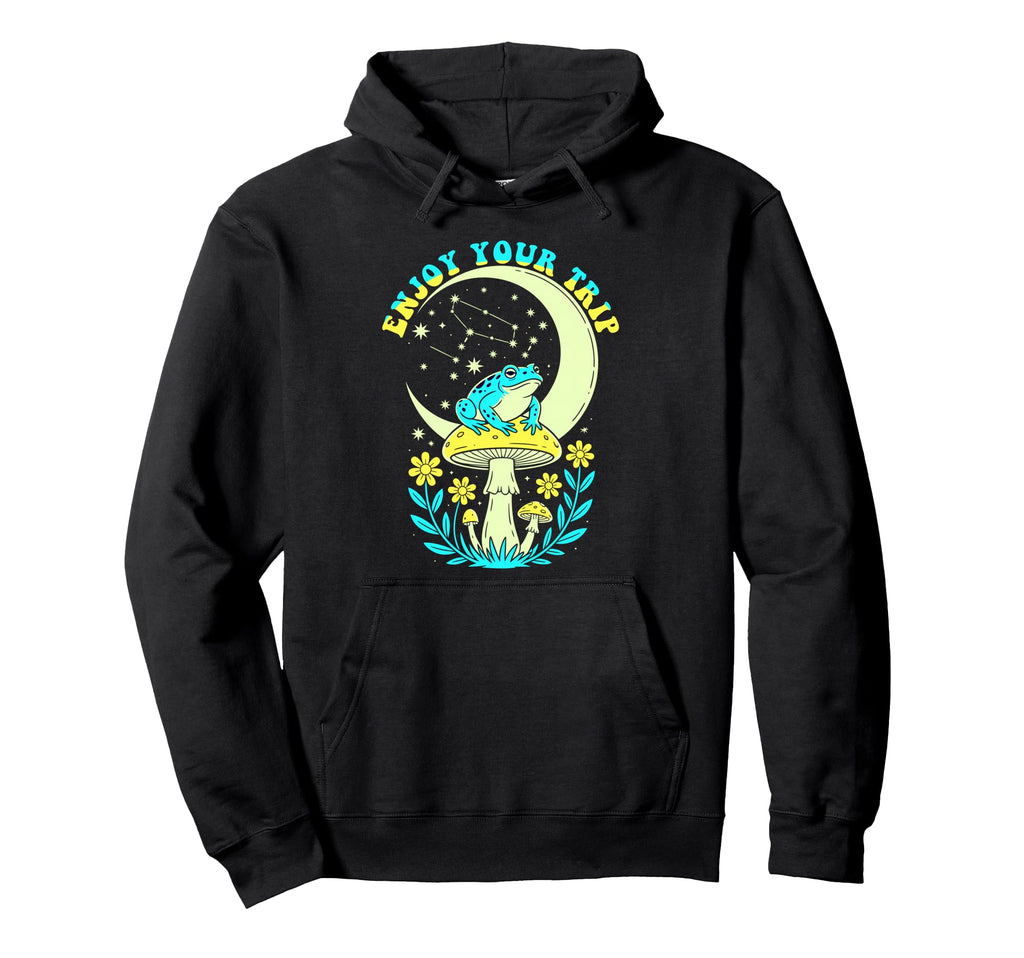 Enjoy Mushrooms Trip Psychedelic Hoodie - Custom Art Print Men Women - T-Shirt, Sweatshirt, Hoodie