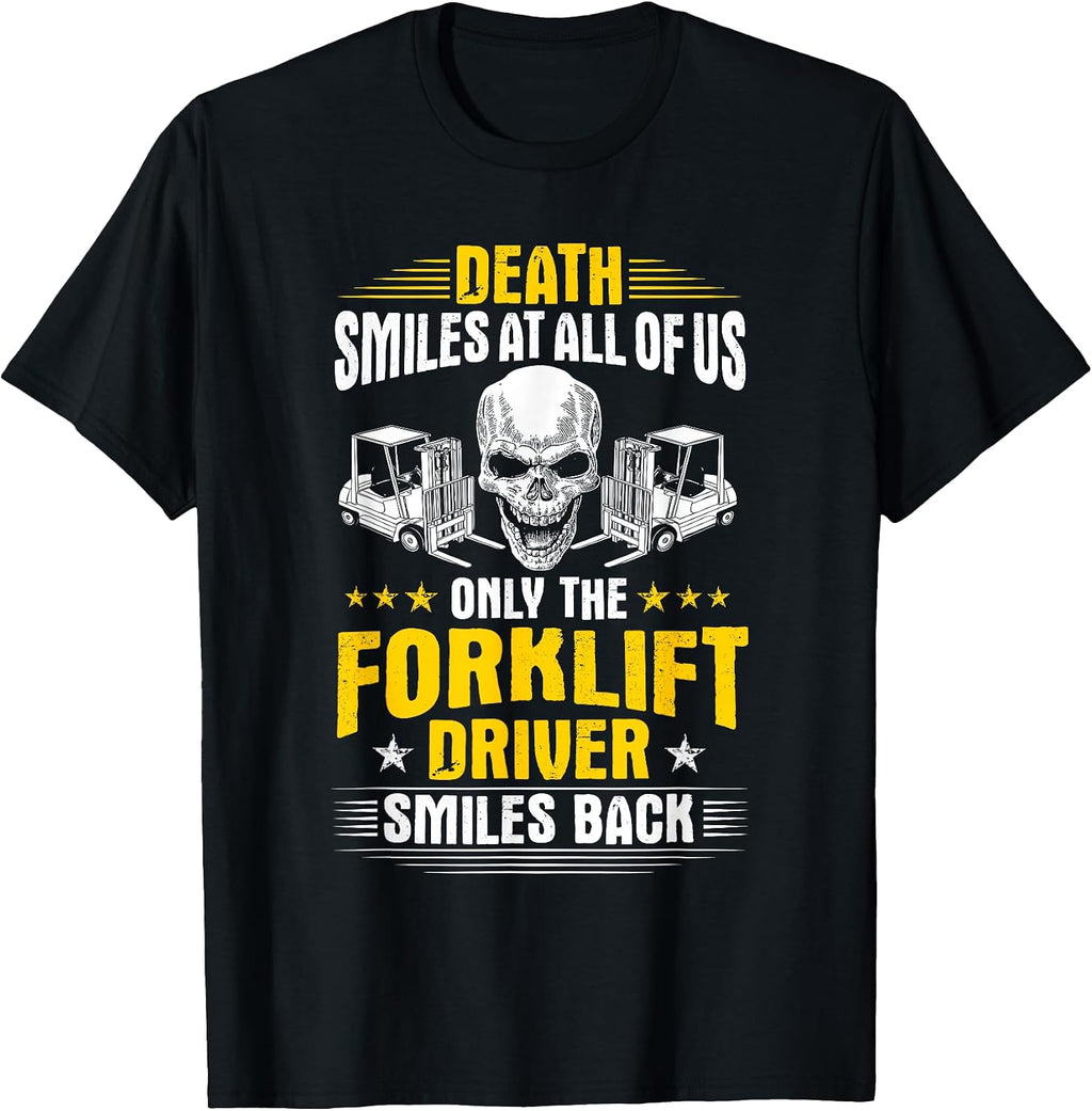 Forklift Driver and Operator Designs - Adult & Kids T-Shirts, Sweatshirts & Hoodies apparel design preview 1