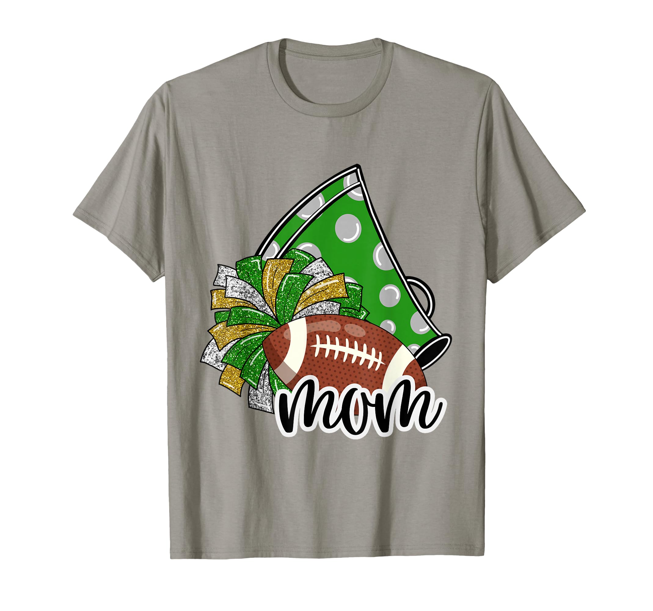 Football Cheerleader Mom Game Day Tops T-Shirt - Custom Art Print Unisex - T-Shirt, Sweatshirt, Hoodie