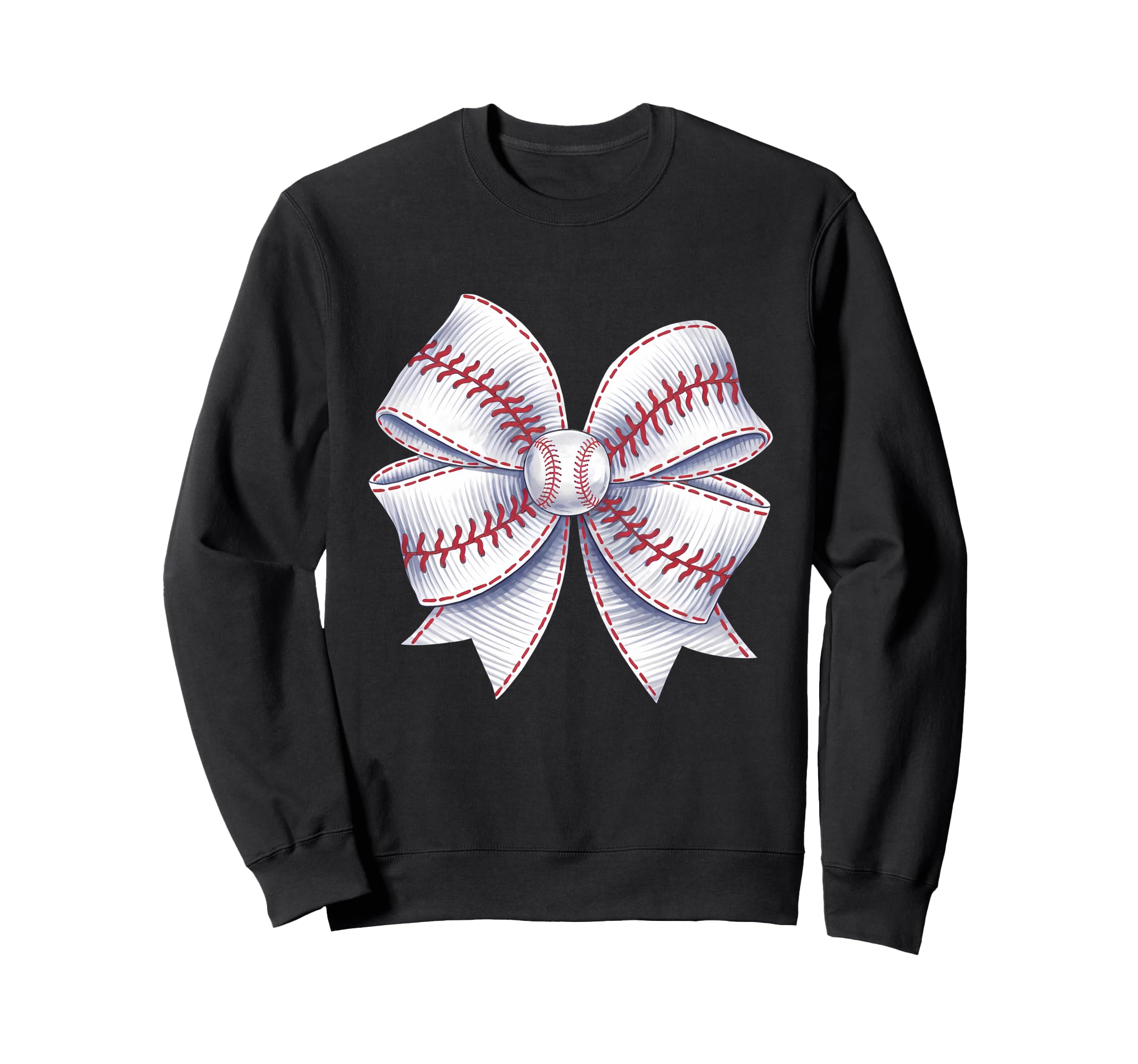 Baseball Coquette Bow Baseball Mom Sweatshirt - Fun Novelty Design Unisex - T-Shirt, Sweatshirt, Hoodie
