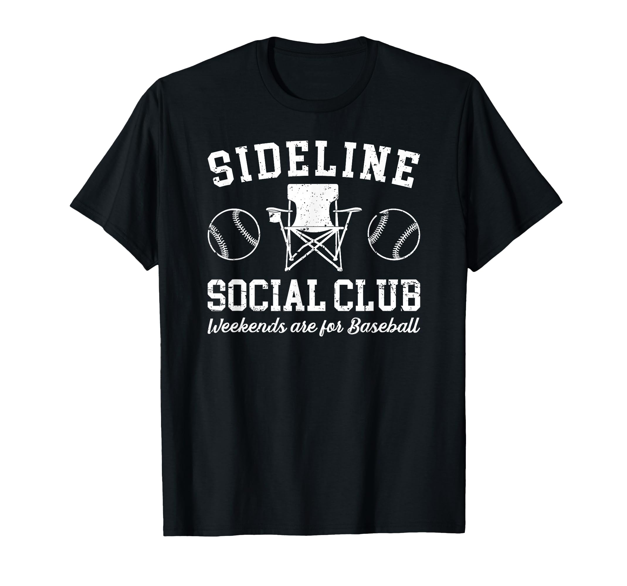 Sideline Social Club Baseball Dad T-Shirt - Novelty Apparel Unisex - T-Shirt, Sweatshirt, Hoodie