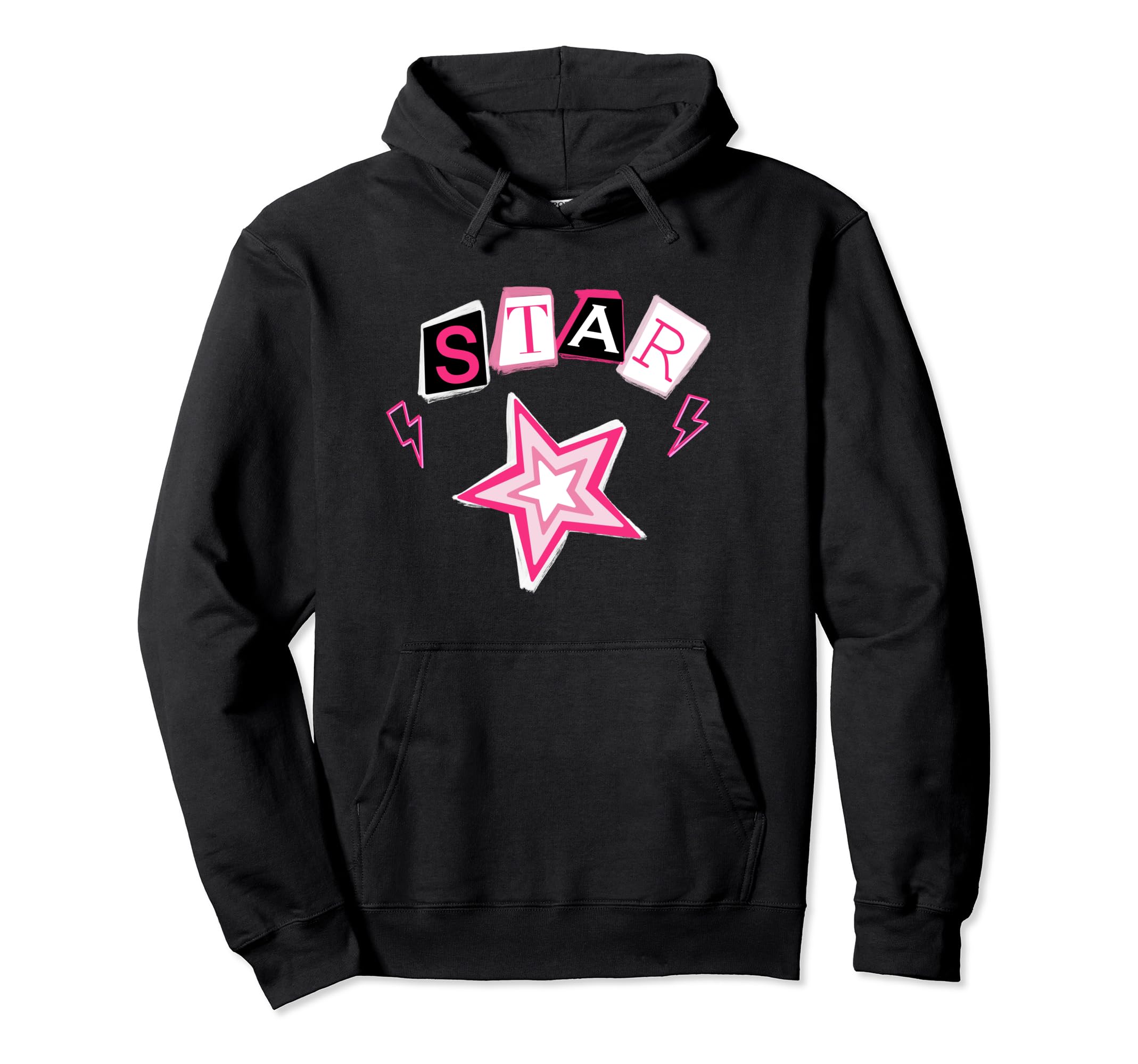 Y2K Aesthetic Star Losercore Preppy Hoodie - Custom Art Print for Adults - T-Shirt, Sweatshirt, Hoodie