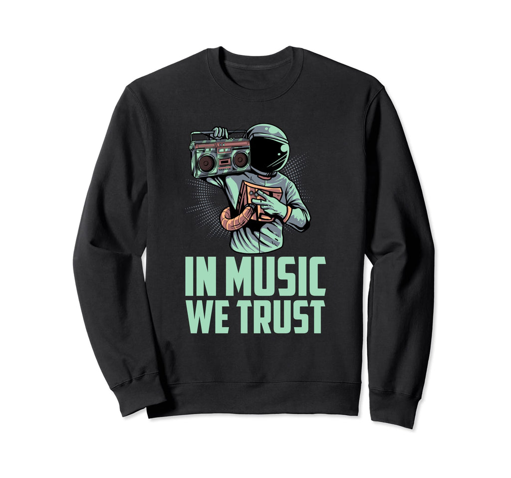 Ghetto Blaster Boombox Cassette Sweatshirt - Aesthetic Graphic for Adults - T-Shirt, Sweatshirt, Hoodie