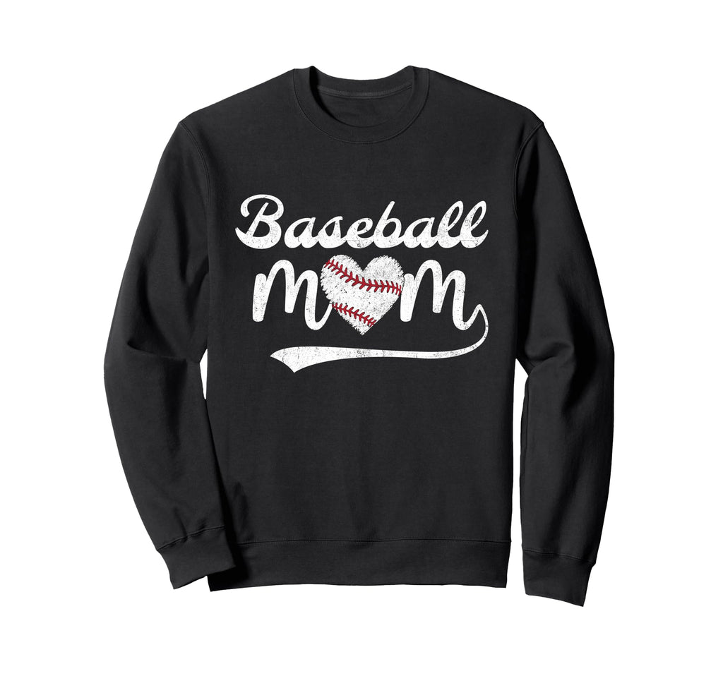 Baseball Mom Funny Mama Baseball Sweatshirt - Unique Graphic Men Women - T-Shirt, Sweatshirt, Hoodie