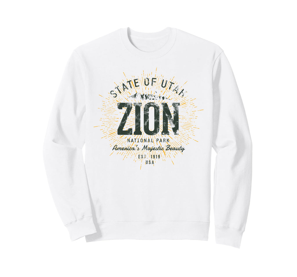 Zion National Park Sweatshirt - Graphic Print Unisex - T-Shirt, Sweatshirt, Hoodie