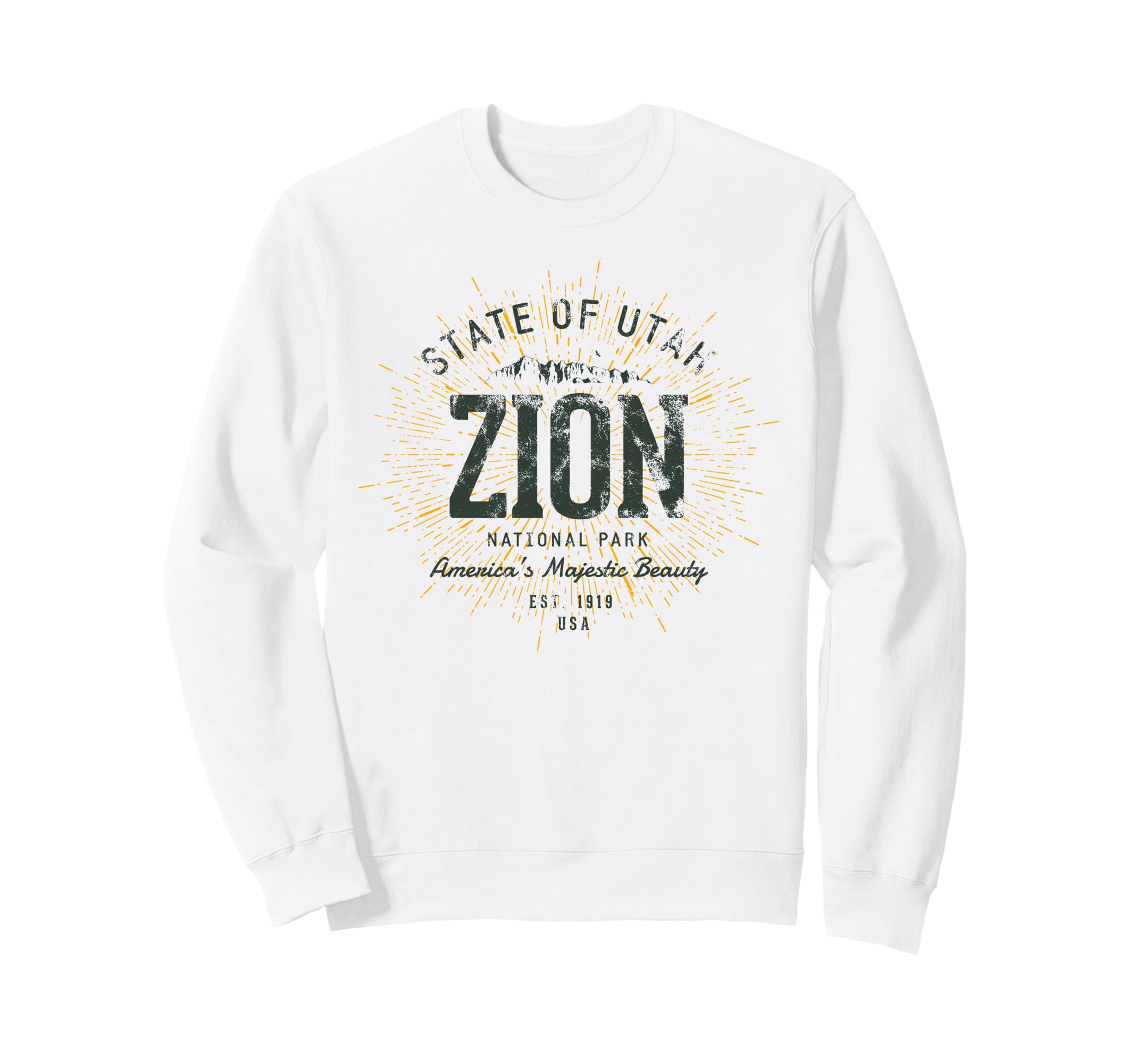 Zion National Park Sweatshirt - Graphic Print Unisex - T-Shirt, Sweatshirt, Hoodie