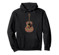 Funny Guitar Truck Art Floral Boho Hoodie - Minimalist Print for Adults - T-Shirt, Sweatshirt, Hoodie