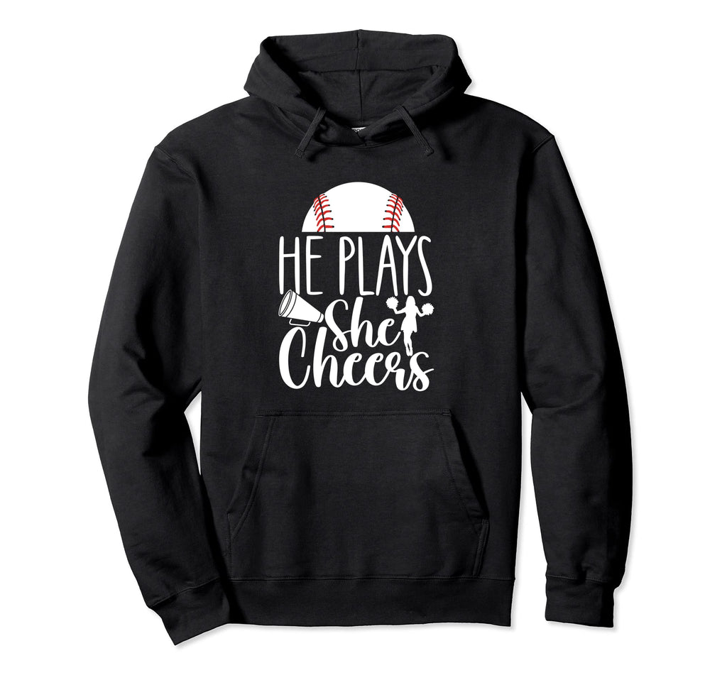 Cheer Baseball Mom Baseball And Hoodie - Casual Everyday Wear Men Women - T-Shirt, Sweatshirt, Hoodie