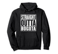 Straight Outta Bogota Distressed Hoodie - Unique Graphic for Adults - T-Shirt, Sweatshirt, Hoodie