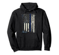 Thin Blue Line Flag Thin Blue Line Hoodie - Streetwear Style Men Women - T-Shirt, Sweatshirt, Hoodie
