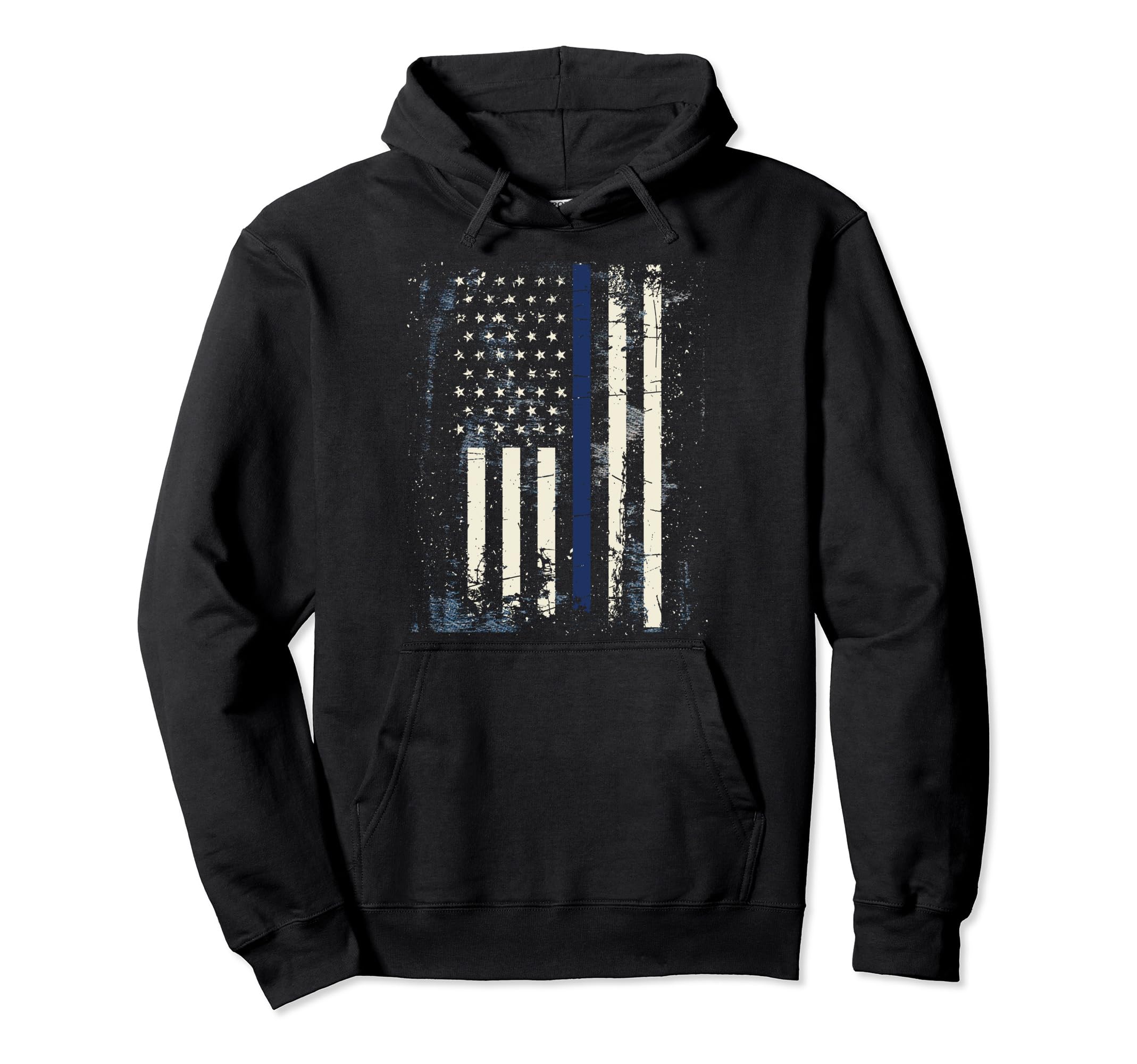 Thin Blue Line Flag Thin Blue Line Hoodie - Streetwear Style Men Women - T-Shirt, Sweatshirt, Hoodie