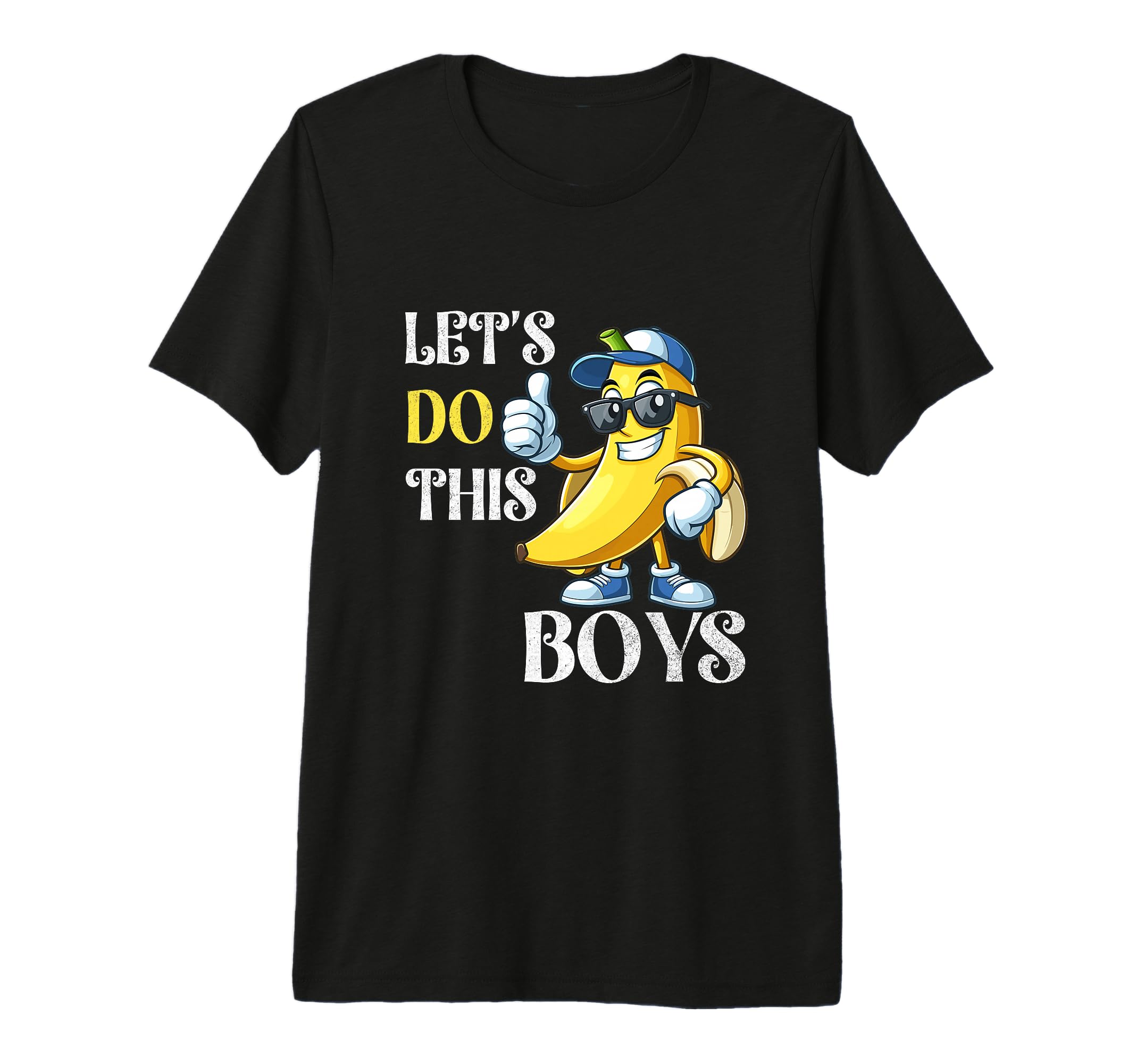 Lets Do This Baseball Mom Banana Tri Blend T-Shirt - Graphic Print Unisex - T-Shirt, Sweatshirt, Hoodie