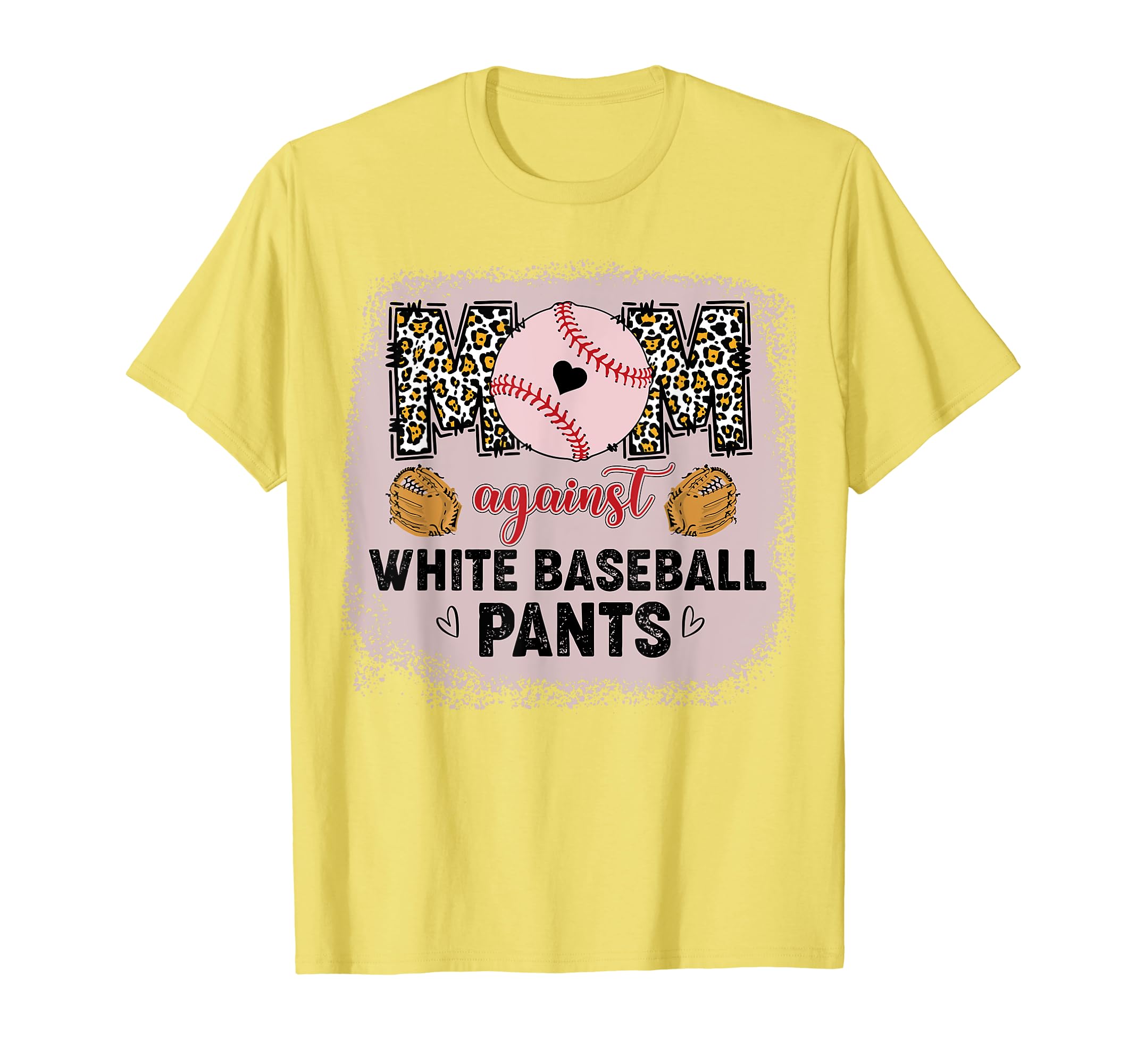 Mother Day Moms Against White Baseball T-Shirt - Aesthetic Graphic Unisex - T-Shirt, Sweatshirt, Hoodie