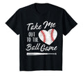 Take Me Out To Ball Game Baseball Heart T-Shirt - Trendy Graphic Unisex - T-Shirt, Sweatshirt, Hoodie
