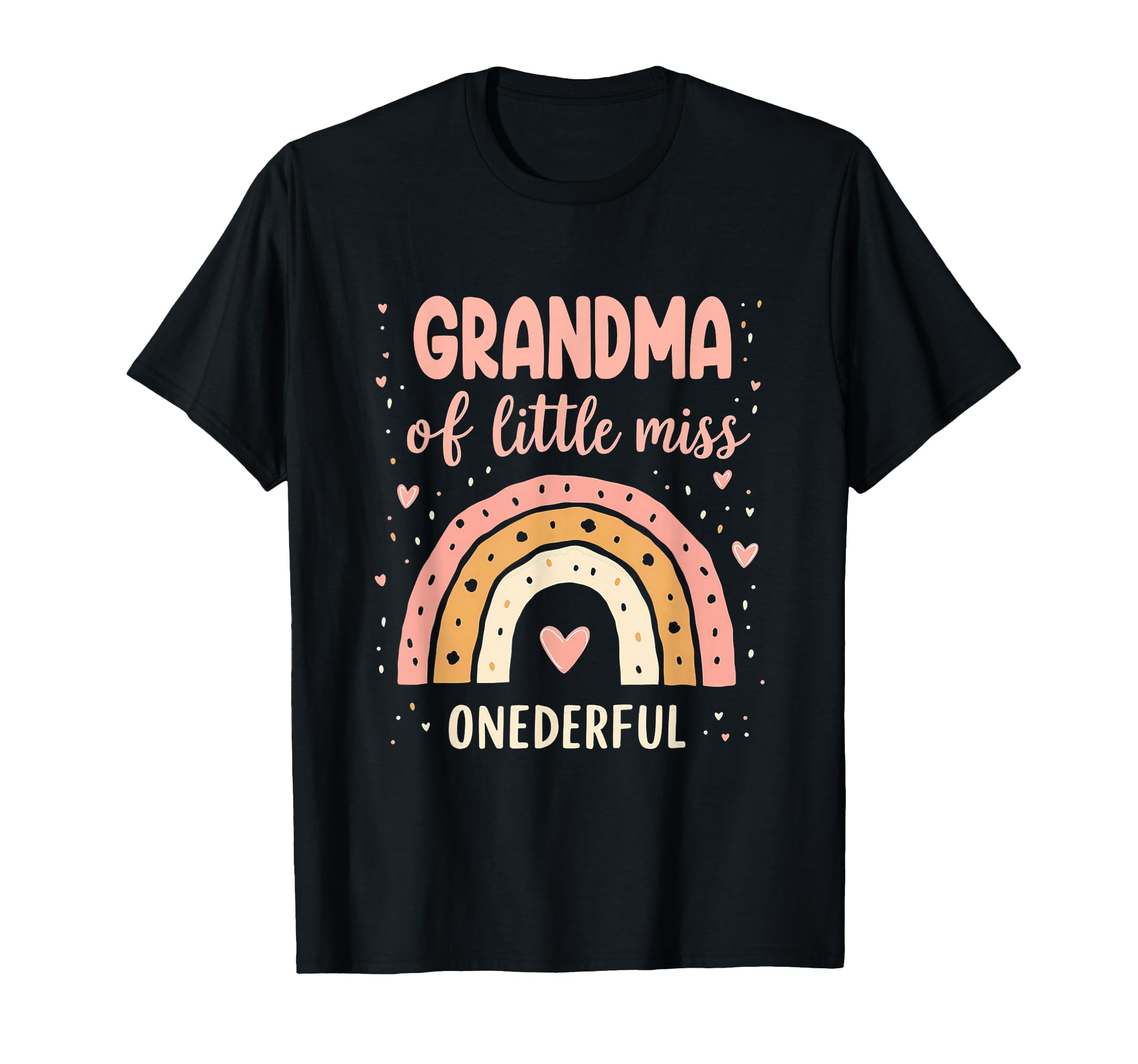 1St Birthday Rainbow Grandma Lil T-Shirt - Aesthetic Graphic for Adults - T-Shirt, Sweatshirt, Hoodie