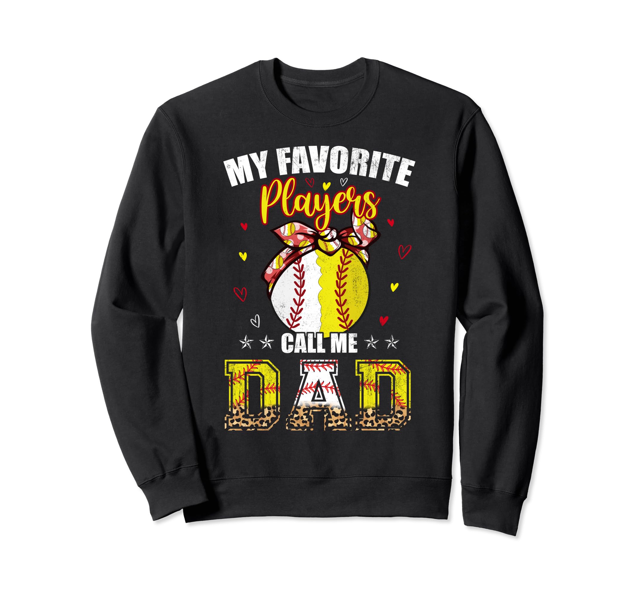 My Favorite Baseball Softball Sweatshirt - Custom Art Print for Adults - T-Shirt, Sweatshirt, Hoodie