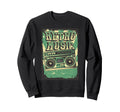 Music Tape Recorder Radio Cassette Sweatshirt - Trendy Graphic for Adults - T-Shirt, Sweatshirt, Hoodie