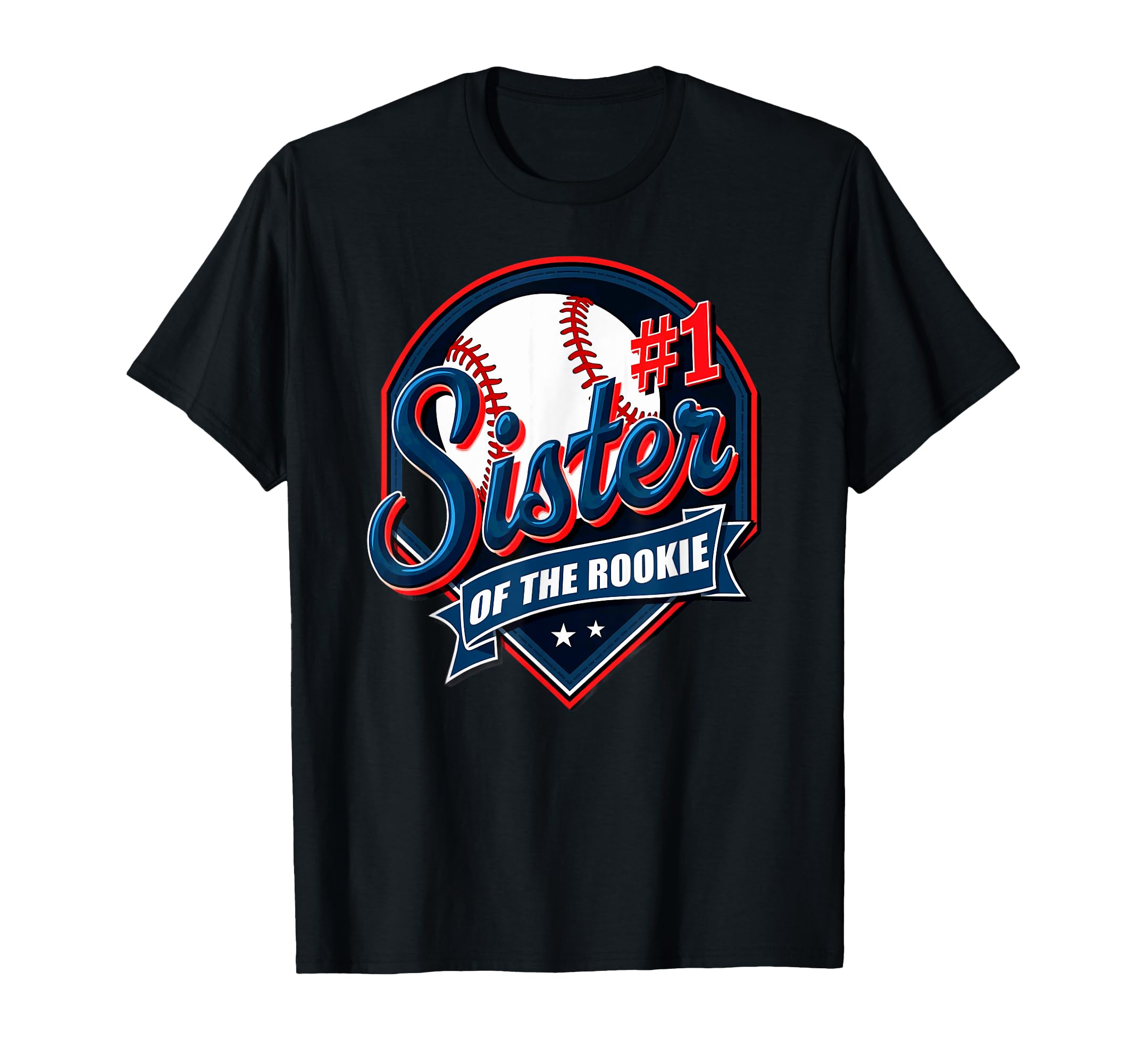 Sister Rookie 1St Birthday Baseball T-Shirt - Unique Graphic for Adults - T-Shirt, Sweatshirt, Hoodie