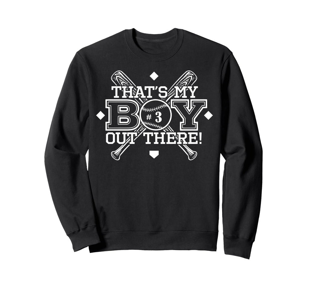 Baseball Mom Dad Thats My Proud Parent Sweatshirt - Trendy Graphic Unisex - T-Shirt, Sweatshirt, Hoodie