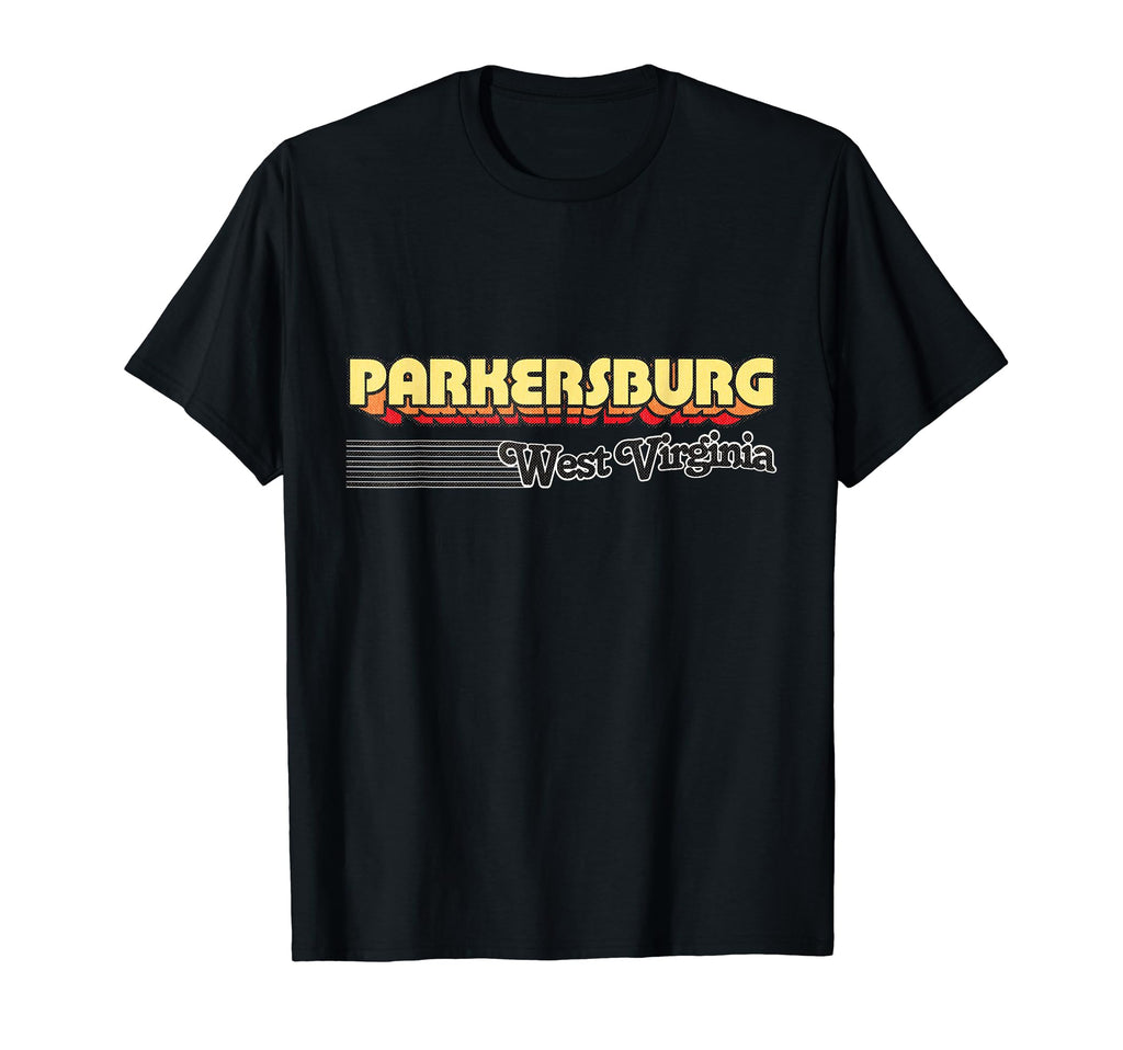 Parkersburg West Virginia Stripes T-Shirt - Graphic Print Unisex - T-Shirt, Sweatshirt, Hoodie