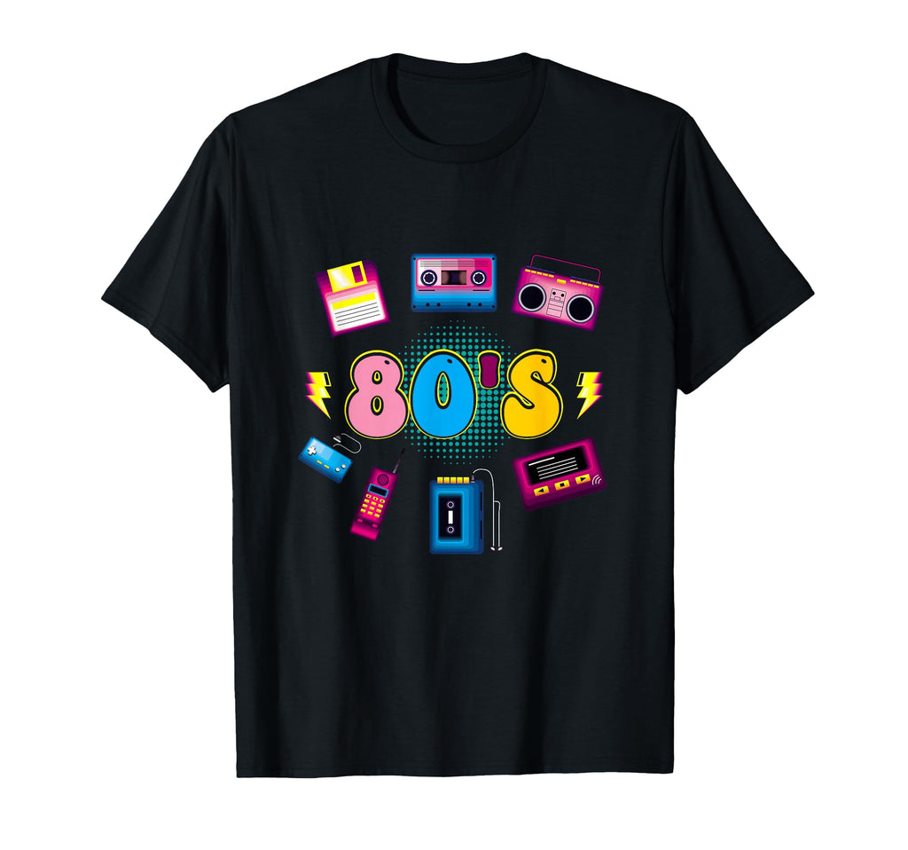80S Throwback 1980 Funny Party Cassette T-Shirt - Trendy Graphic Unisex - T-Shirt, Sweatshirt, Hoodie