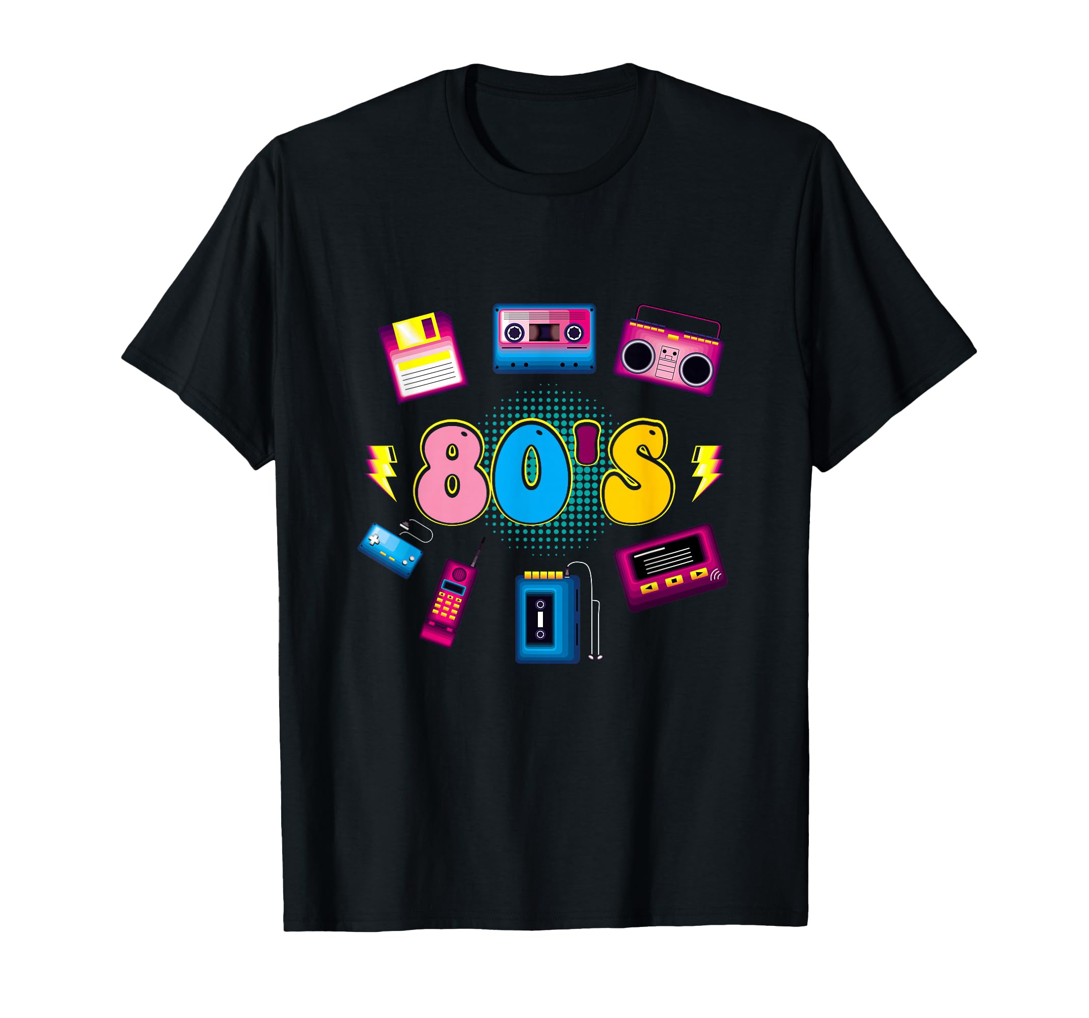 80S Throwback 1980 Funny Party Cassette T-Shirt - Trendy Graphic Unisex - T-Shirt, Sweatshirt, Hoodie