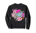 Baseball Mama Coquette Bow Game Day Sweatshirt - Graphic Print Unisex - T-Shirt, Sweatshirt, Hoodie
