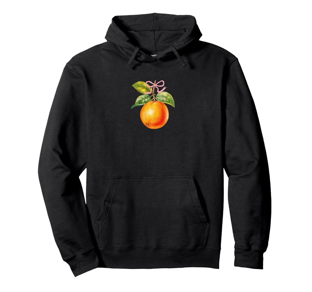 Orange Fruit Coquette Bow Oranges Hoodie - Streetwear Style for Adults - T-Shirt, Sweatshirt, Hoodie